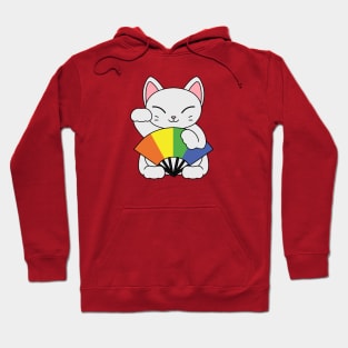 Questioning Lucky Cat Hoodie